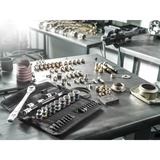 Wera 8100 SC 7 Set di chiavi a bussola, Set di strumenti Set di chiavi a bussola, Nero, Cromo, CE, Manico della chiave a cricchetto, 1 pezzo(i), 1/2"