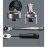 Wera 8100 SC 7 Set di chiavi a bussola, Set di strumenti Set di chiavi a bussola, Nero, Cromo, CE, Manico della chiave a cricchetto, 1 pezzo(i), 1/2"