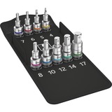 Wera 8740 C HF Set di bussole Set di bussole, 1/2", Metrico, 9 testina/e, 4,5,6,7,8,10,12,14,17 mm, 1/2"