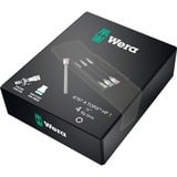 Wera 8767 A TORX HF 1 Set di bussole, chiave combinata   Nero/Argento, Set di bussole, 1/4", Metrico, 4 testina/e, 25,27,30,40 mm, 1/4"