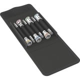 Wera 8767 B TORX HF 1 Set di bussole, chiave combinata   Set di bussole, 3/8", Metrico, 6 testina/e, 40,25,27,30,45,50 mm