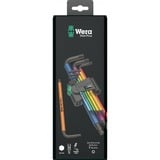 Wera 950 Spkl9 Hex-plus Hex Key Set Set di chiavi esagonali a L Metrico/imperiale 9 pezzo(i), Cacciavite Set di chiavi esagonali a L, Metrico/imperiale, 9 pezzo(i), Acciaio inossidabile, Cromatura, CE, GS, DVE