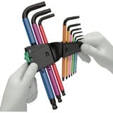 Wera 950 Spkl9 Hex-plus Hex Key Set Set di chiavi esagonali a L Metrico/imperiale 9 pezzo(i), Cacciavite Set di chiavi esagonali a L, Metrico/imperiale, 9 pezzo(i), Acciaio inossidabile, Cromatura, CE, GS, DVE