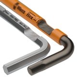 Wera 950 Spkl9 Hex-plus Hex Key Set Set di chiavi esagonali a L Metrico/imperiale 9 pezzo(i), Cacciavite Set di chiavi esagonali a L, Metrico/imperiale, 9 pezzo(i), Acciaio inossidabile, Cromatura, CE, GS, DVE