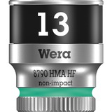 Wera Belt A 1 Set di bussole Nero, Set di bussole, 1/4", Metrico, 9 testina/e, 4,4.5,5,5.5,6,7,8,10,13 mm, 1/4"