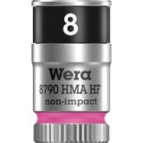 Wera Belt A 1 Set di bussole, chiave combinata   Nero, Set di bussole, 1/4", Metrico, 9 testina/e, 4,4.5,5,5.5,6,7,8,10,13 mm, 1/4"