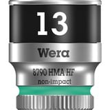 Wera Belt A 1 Set di bussole, chiave combinata   Nero, Set di bussole, 1/4", Metrico, 9 testina/e, 4,4.5,5,5.5,6,7,8,10,13 mm, 1/4"