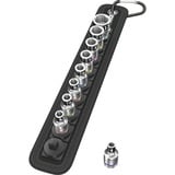 Wera Belt A 1 Set di bussole, chiave combinata   Nero, Set di bussole, 1/4", Metrico, 9 testina/e, 4,4.5,5,5.5,6,7,8,10,13 mm, 1/4"