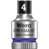 Wera Belt A 1 Set di bussole, chiave combinata   Nero, Set di bussole, 1/4", Metrico, 9 testina/e, 4,4.5,5,5.5,6,7,8,10,13 mm, 1/4"