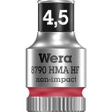 Wera Belt A 1 Set di bussole, chiave combinata   Nero, Set di bussole, 1/4", Metrico, 9 testina/e, 4,4.5,5,5.5,6,7,8,10,13 mm, 1/4"