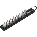 Wera Belt A 2 Set di bussole Nero/Argento, Set di bussole, 1/4", Metrico, 8 testina/e, 3,4,5,6,7,8 mm, 1/4"