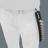 Wera Belt B 3 TORX HF punta giradadi, chiave combinata   Nero/Argento, Socket set, 3/8", Metrico, 9 testina/e, 40,10,15,20,25,27,30,45,50 mm