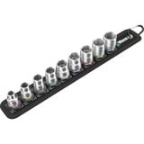 Wera Belt B 4 Set di bussole, chiave combinata   Nero/Argento, Set di bussole, 3/8", Metrico, 9 testina/e, 8,10,12,13,15,16,17,18,19 mm
