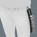 Wera Belt B 4 Set di bussole, chiave combinata   Nero/Argento, Set di bussole, 3/8", Metrico, 9 testina/e, 8,10,12,13,15,16,17,18,19 mm