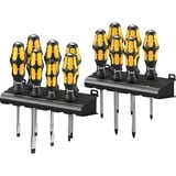 Wera Big Pack 900 Kraftform Set Cacciavite Nero/Giallo, Nero/giallo