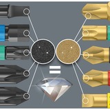 Wera Bit-Check 12 punta per cacciavite 12 pezzo(i) 12 pezzo(i), Phillips, Viti a croce, Torcia, PH 1,PH 2, PZ 1,PZ 2, TX10,TX15,TX20,TX25,TX30, 1 x 1/4"x50 1 x PH 1x25 2 x PH 2x25 1 x PZ 1x25 2 x PZ 2x25 1 x TX 10x25 1 x TX 15x25 1 x TX 20x25...