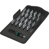 Wera Bit-Safe 61 Universal 1 Set di bussole Nero/Verde, Set di bussole, 1/4", Metrico, 61 testina/e, PH1,PH2,PH3,PZ1,PZ2,PZ3, 2,5 cm