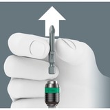 Wera Bit-Safe 61 Universal 1 Set di bussole, Set di bit Nero/Verde, Set di bussole, 1/4", Metrico, 61 testina/e, PH1,PH2,PH3,PZ1,PZ2,PZ3, 2,5 cm