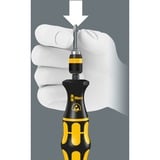 Wera Kompakt 60 ESD Set Cacciavite a cricchetto, Set di bit 8,9 cm, Plastica, Metallo, Nero/giallo, Nero