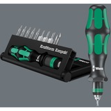 Wera Kraftform Kompakt 12 Set Cacciavite multifunzione, Set di bit Nero/Verde, Nero