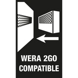 Wera Kraftform Kompakt 20 Cacciavite con punte multiple Cacciavite multifunzione, Set di bit Plastica, Nero/Verde, Nero