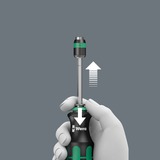 Wera Kraftform Kompakt 20 Cacciavite con punte multiple Cacciavite multifunzione, Set di bit Plastica, Nero/Verde, Nero