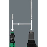 Wera Kraftform Kompakt 60 RA Cacciavite con punte multiple Cacciavite dinamometrico Nero/Verde, 8,9 cm, Nero/Verde, Nero