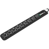 Wera Socket rail B, Supporto Nero, 3/8", 9 testina/e, 45 cm, 120 mm, 84 g