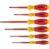Wiha Set di cacciaviti SoftFinish electric slimFix, 6 pezzi, Cacciavite rosso/Giallo
