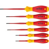 Wiha Set di cacciaviti SoftFinish electric slimFix, 6 pezzi, Cacciavite rosso/Giallo