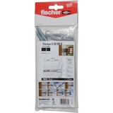 fischer 437331 giravite e bullone 2 pezzo(i) M10 Kit di viti Kit di viti, Legno, M10, Filettatura parziale, Acciaio inossidabile, Lucida