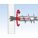 fischer DUOBLADE 40 pezzo(i) Kit di viti e tasselli a muro 4,4 cm, Tassello grigio chiaro/Rosso, Kit di viti e tasselli a muro, Cemento, Plastica, Grigio, Viti a croce, PZ2