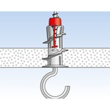 fischer DUOBLADE 40 pezzo(i) Kit di viti e tasselli a muro 4,4 cm, Tassello grigio chiaro/Rosso, Kit di viti e tasselli a muro, Cemento, Plastica, Grigio, Viti a croce, PZ2
