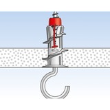 fischer DUOBLADE S 20 pezzo(i) Tassello di espansione grigio chiaro/Rosso, Tassello di espansione, Cemento, Grigio, 4,4 cm, 5 cm, 20 pezzo(i)