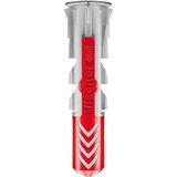 fischer DUOPOWER 5 x 25 LD spina 100 pezzo(i) Plastica Rotondo grigio chiaro/Rosso, Rotondo, Plastica, 2,5 cm, 5 mm, 3,5 cm, 100 pezzo(i)