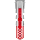 fischer DUOPOWER 5 x 25 LD spina 100 pezzo(i) Plastica Rotondo grigio chiaro/Rosso, Rotondo, Plastica, 2,5 cm, 5 mm, 3,5 cm, 100 pezzo(i)