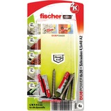 fischer DUOPOWER 6x30 S A2 K, Tassello grigio chiaro/Rosso