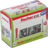 fischer DUOPOWER 6x30 S PH LD grigio chiaro/Rosso