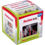 fischer DUOPOWER 6x50 S LD grigio chiaro/Rosso