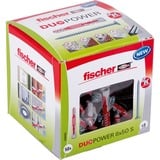 fischer DUOPOWER 6x50 S LD, Tassello grigio chiaro/Rosso