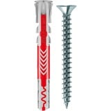 fischer DUOPOWER 6x50 S LD, Tassello grigio chiaro/Rosso