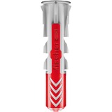 fischer DUOPOWER 8 x 65 Tassello di espansione 6,5 cm grigio chiaro/Rosso, Tassello di espansione, Cemento, Metallo, Grigio, 6,5 cm, 8 mm