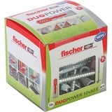 fischer Dübel DUOPOWER 10x50 S LD, Tassello grigio chiaro/Rosso