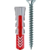 fischer Dübel DUOPOWER 8x40 S LD, Tassello grigio chiaro/Rosso