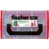 fischer FIXtainer 175 pz Kit di viti grigio chiaro, Kit di viti, Nero, Grigio, Rosso, Argento, 175 pz