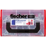 fischer FIXtainer 210 pz Kit di viti, Tassello grigio chiaro, Kit di viti, Utilità generale, Nero, Grigio, Rosso, Argento, Trasparente, 210 pz