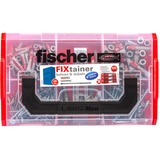 fischer FIXtainer 306 150 pezzo(i) Kit di viti e tasselli a muro grigio chiaro/Rosso, Kit di viti e tasselli a muro, Cemento, Grigio, 150 pezzo(i), Scatola