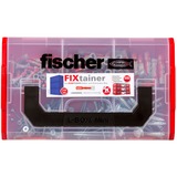 fischer FixTainer - DUOPOWER 535969, Tassello grigio chiaro/Rosso
