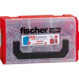 fischer FixTainer - DUOPOWER 539867, Tassello grigio chiaro/Rosso
