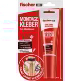 fischer GOW colla per montaggio, tubo 80ml, Adesivo bianco